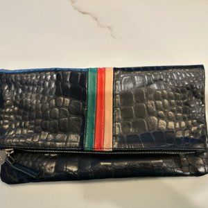Clare V Black clutch